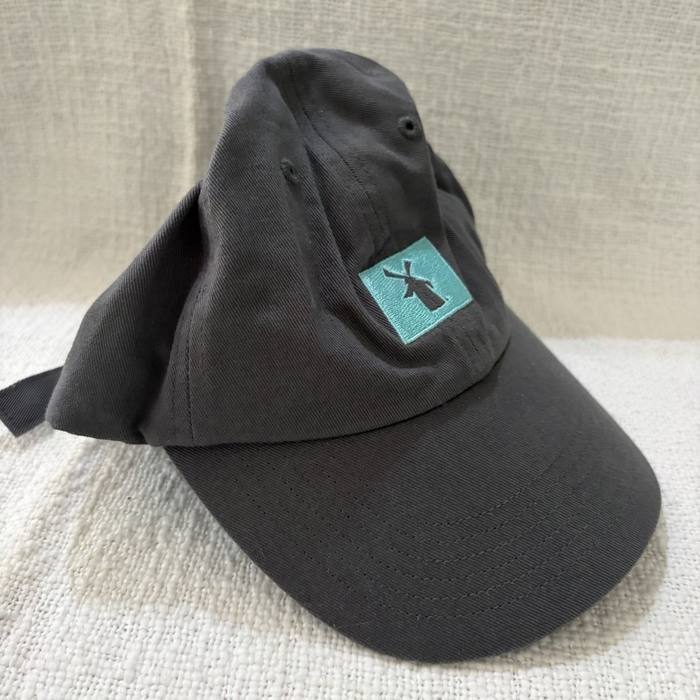 Dutch Bros Hat Mens Gray Logo Embroidered Adjustable Cheers to the Wiseman Cap